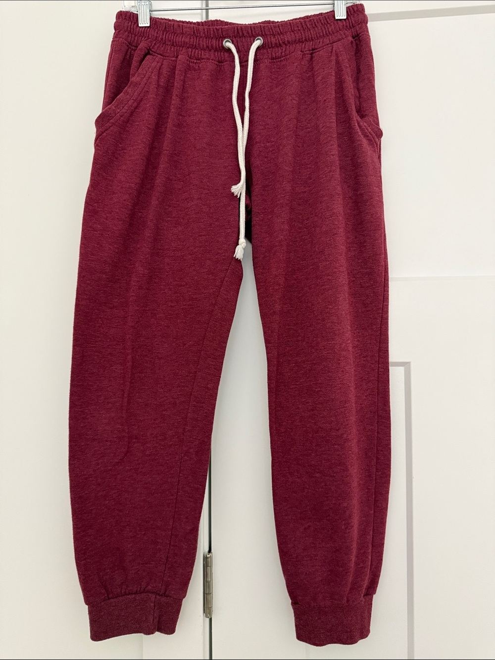 Cotton On Women’s Maroon Sweatpants with Drawstring